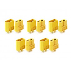 XT60 connectors (10 pairs, yellow)
